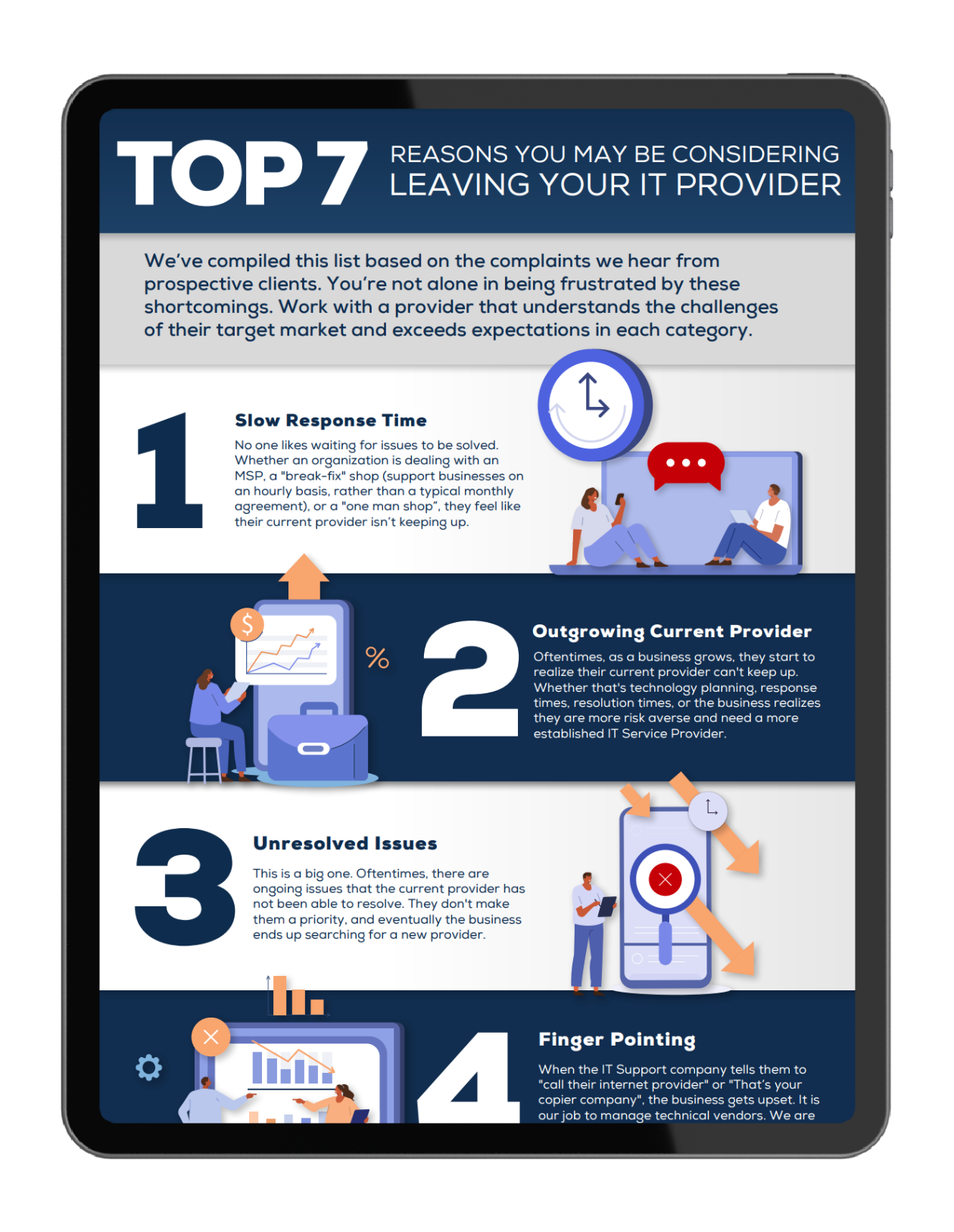 Top 7 Reasons You May Be Considering Leaving Your IT Provider