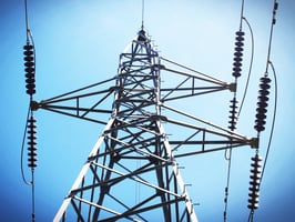 critical infrastructure cybersecurity: power lines and tower